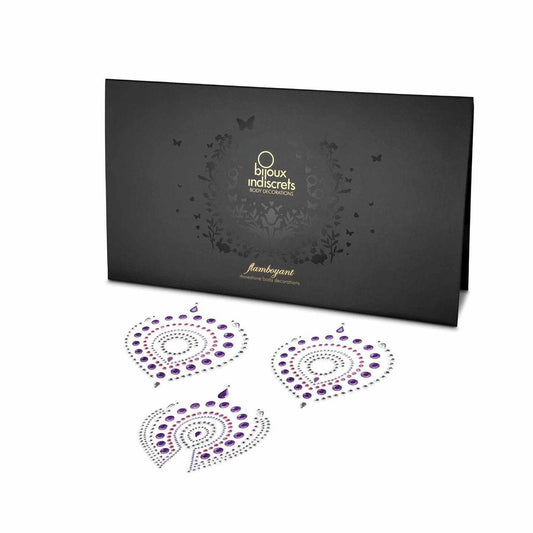 Bijoux Indiscrets Flamboyant - Purple/Pink Body Jewels & Tattoos