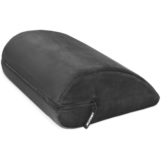 Black Liberator Jaz Motion Sensual Positioning Pillow displayed on a neutral background, showcasing its sleek design and curves at SugarX.