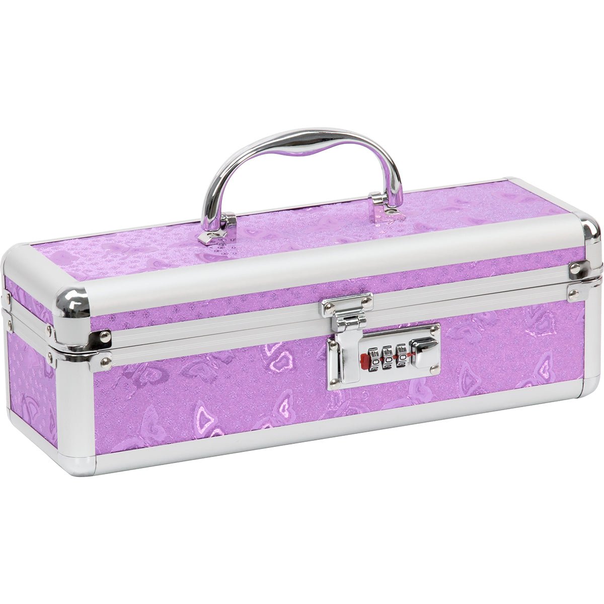 Lockable Toy Box Medium - Purple Storage