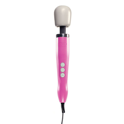 Doxy Original Massager wand vibrator in pink, upright, facing forward on a plain white background. Available at SugarX in the Vibrators Collection.