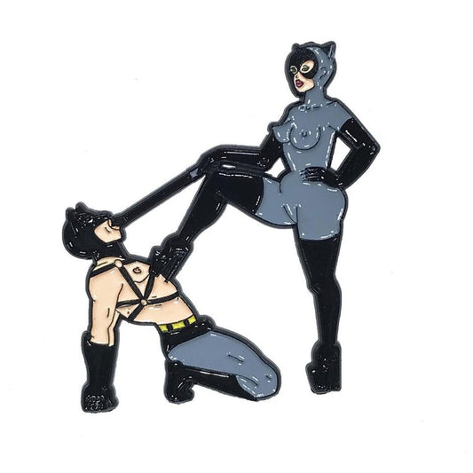 Geeky & Kinky Cat and Bat Pin Pins