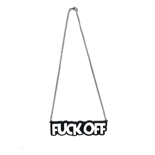 Geeky & Kinky Fuck Off Necklace Necklaces