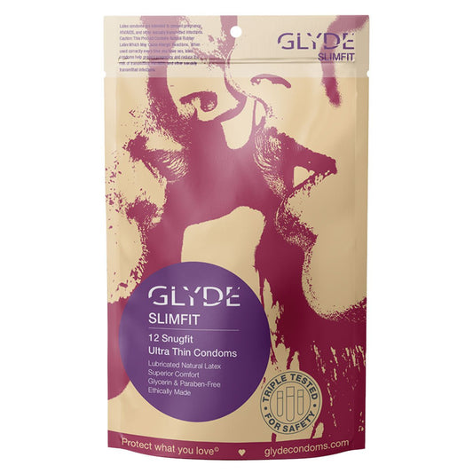 Glyde Slimfit Condoms 12pk Latex Condoms
