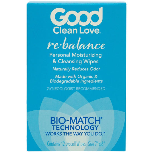 Good Clean Love Rebalance Cleansing Wipes 12 ct. Cleansing Wipes