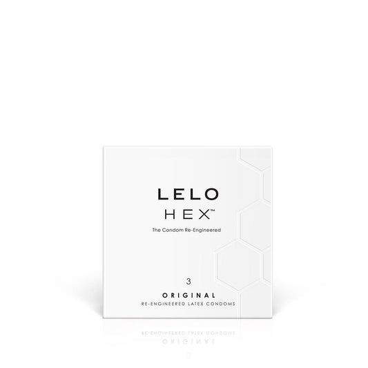 LELO Hex Condoms 3pk Latex Condoms