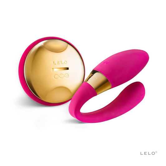 LELO Tiani 24K Hot Cerise Couples Vibes