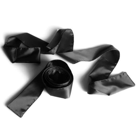 Liberator Silky Tie-ups - 4 Foot Playful Restraint Set Black Restraint Kits