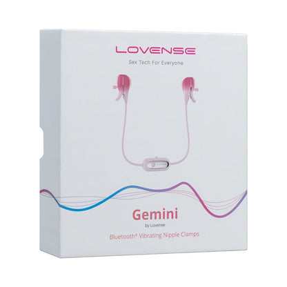 Lovense-Lovense Gemini Vibrating Nipple Clamps - SugarX