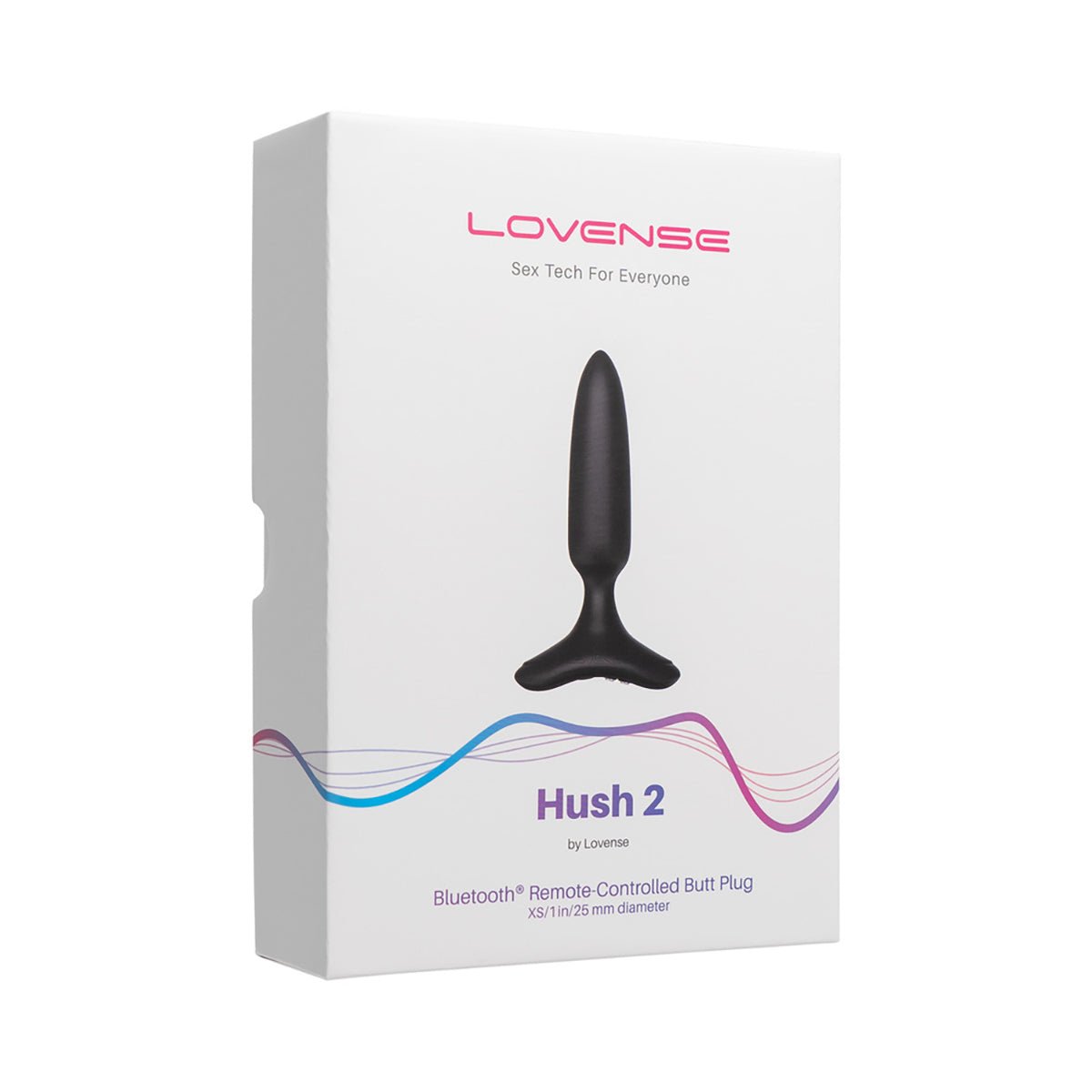 Lovense-Lovense Hush 2 Vibrating Butt Plug - SugarX