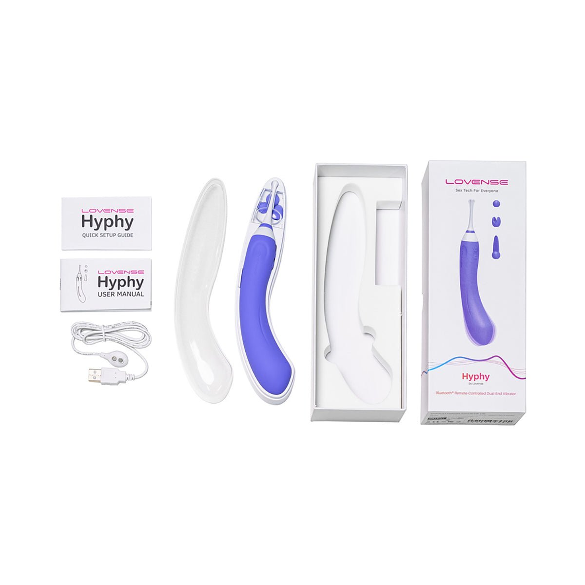 Lovense Hyphy Dual-End Vibrator Dual Stimulation