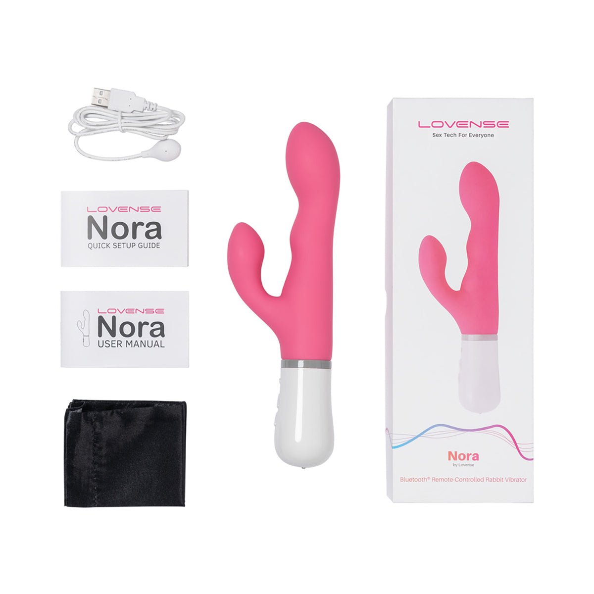 Lovense Nora Rabbit Vibrator Dual Stimulation
