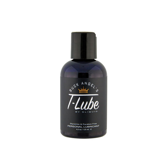 Sliquid Buck Angel's T-Lube 4.2oz. Water Based Lube designed for trans mens daily use. Available at SugarX in the Water-Based Lubricant section of the Personal Lubricant collection.