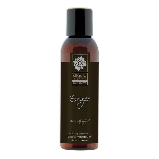 Sliquid Organics Massage Oil Escape 4.2oz Massage Oil