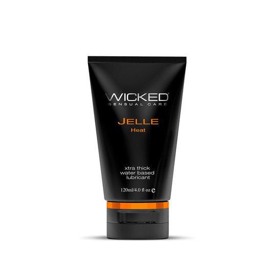 Wicked Aqua Jelle Heat 4oz Water Based Lube