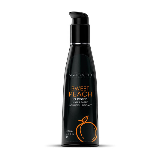 Wicked Aqua Sweet Peach 4oz Water Based Lube