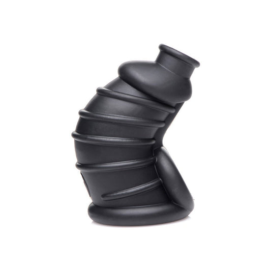 XR Master Series-Dark Chamber Silicone Chastity Cage - SugarX